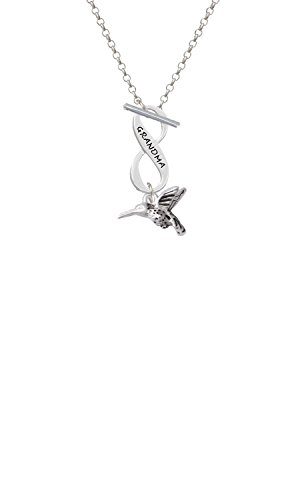 【中古】【未使用・未開封品】Small 3?- D Hummingbird infinity切り替えチェーンネックレス シルバー