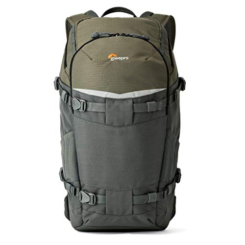 【中古】【未当て嵌める・未開封品】Lowepro 写真機背嚢 フリップサイドトレックBP 350AW 8.7L 薄墨色/暗然たる緑であること 370151