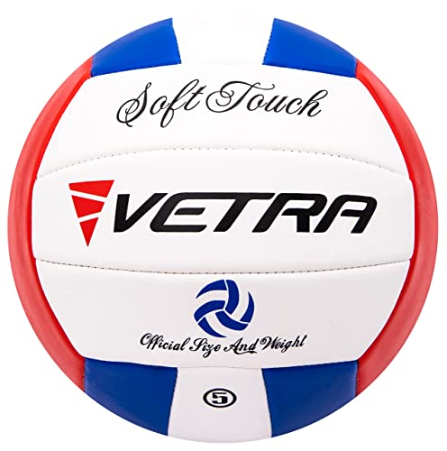 【中古】【未使用・未開封品】Vetra バレーボール ソフトタッチ 公式サイズ5号 屋内外 ビーチ 体育館 試合用
