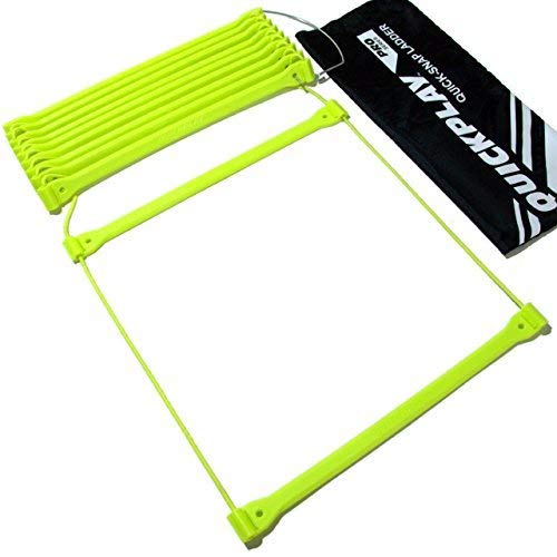 【中古】【未使用・未開封品】QUICKPLAY PRO敏捷性トレーニング用はしご からまらない クイックロック 調節可能な平らな段 キャリーバッグ付き 11段 複数のスポーツ 2017年リ｜AJIMURA-SHOP