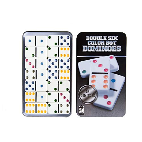 【中古】【未使用・未開封品】[AOQING]AOQING Dominos Set, Double 6 Color Dot Dominoes,Set of 28 Dominos Game Saiger033 [並行輸入品]
