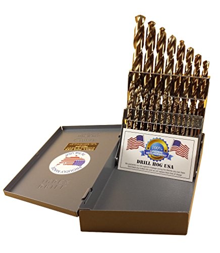 【中古】【未使用・未開封品】21 Pc Cobalt M42 Drill Bit Set 1/16" to 1/2" by 32nds DRILL HOG｜AJIMURA-SHOP