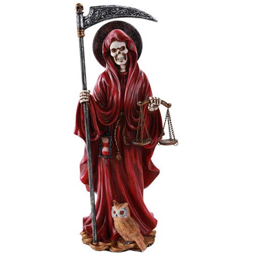 【中古】【未使用・未開封品】グリムリーパー(死神)サンタムエルテ レッドフィギュア Red Santa Muerte Statue Grim Reaper|AJIMURA-SHOP
