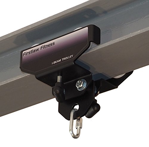 【中古】【未当てはめる・未開封品】Firstlaw Fitness I-Beam ローリングパンチングバッグマウント - (黒いこと - 3.5in - 7in幅 I-光束)
