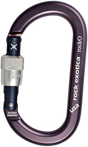 【中古】【未使用・未開封品】Rock Exotica RockO スクリューロックカラビナ フリーサイズ グレー|AJIMURA-SHOP