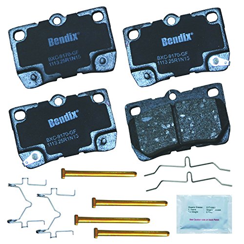 【中古】【未使用・未開封品】Bendix プレミアム 銅不使用 CFC1113 プレミアム 銅不使用 セラミック ブレーキパッド (後部に取付金具付き)