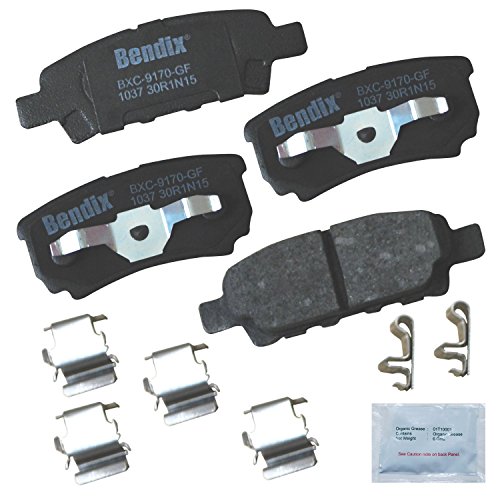 【中古】【未使用・未開封品】Bendix プレミアム 銅不使用 CFC1037 プレミアム 銅不使用 セラミック ブレーキパッド (後部に取付金具付き)