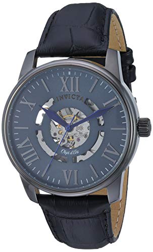 【中古】【未当て嵌める・未開封品】Invicta Men \u0027s \u0027 objet D美術\u0027 Automaticステンレス鋼スチール写真andなめし革Casual Watch , Color : Black ( Model : 22602?)