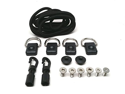 【中古】【未使用・未開封品】PactradeMarine Kayak Canoe Boat Bungee Kit with S.S. D-Ring and Screws