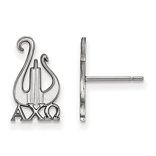 【中古】【未当て嵌める・未開封品】LogoArt スターリングしろがね色 アルファ チオメガ エクストラスモール 郵便うけイヤリング, 金属元素, 曖昧模糊たる