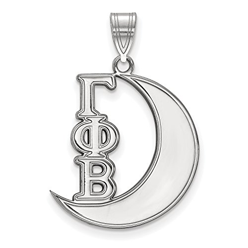 【中古】【未当て嵌める・未開封品】LogoArtスターリングしろがね色Gamma Phi Beta Mediumシャンデリヤチェーン店Included