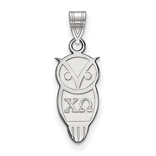 【中古】【未使用・未開封品】LogoArtスターリングシルバーChi Omega SmallペンダントチェーンIncluded|AJIMURA-SHOP