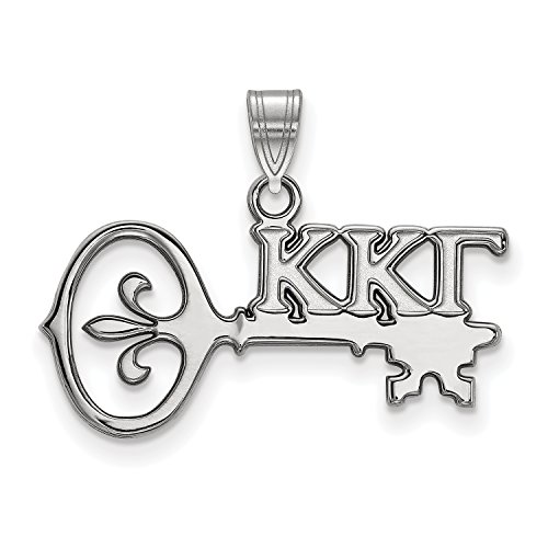 【中古】【未使用・未開封品】LogoArtスターリングシルバーKappa Kappa Gamma SmallペンダントチェーンIncluded|AJIMURA-SHOP