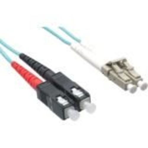 【中古】【未使用・未開封品】AXIOM LC/SC MULTIMODE DUPLEX OM4 50/125 FIBER OPTIC CABLE 60M