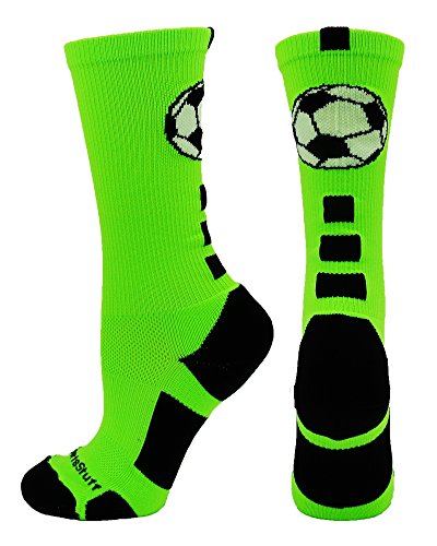 【中古】【未当てはめる・未開封品】MadSportsStuff 引きくらべる用労働者の一団靴下 蹴球どんぶり鉢 (複数形色） M 緑であること