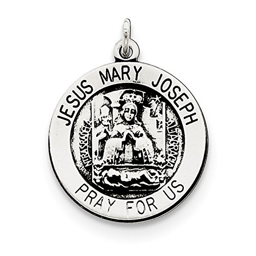【中古】【未当て嵌める・未開封品】スターリングシルバーアンティークHoly Family Medal
