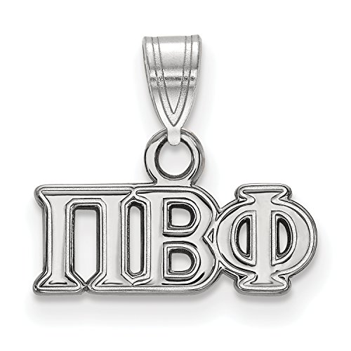 【中古】【未使用・未開封品】LogoArtスターリングシルバーPi Beta Phi SmallペンダントチェーンIncluded