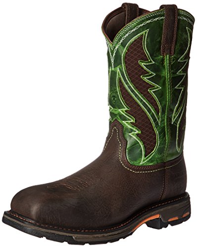 【中古】【未当てはめる・未開封品】ARIAT メンズ ワークホッグ Venttek コンポジットトゥ 細工物ブーツ US 大いさ: 11.5 Wide 色合い: 赤銅色