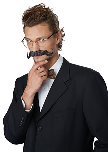 【中古】【未使用・未開封品】ヒゲ つけ髭 ハンドルバー 大人用 ブラック/グレー THE HANDLEBAR MOUSTACHE|AJIMURA-SHOP