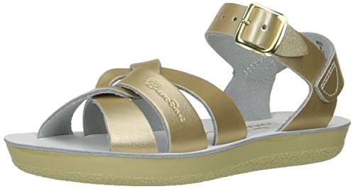 【中古】【未当て嵌める・未開封品】Salt Water Sandals ガールズ 色つや: ゴールド