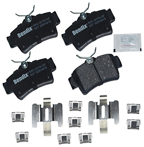 【中古】【未使用・未開封品】Bendix プレミアム 銅不使用 CFC627 プレミアム 銅不使用 セラミック ブレーキパッド (後部に取付金具付き)