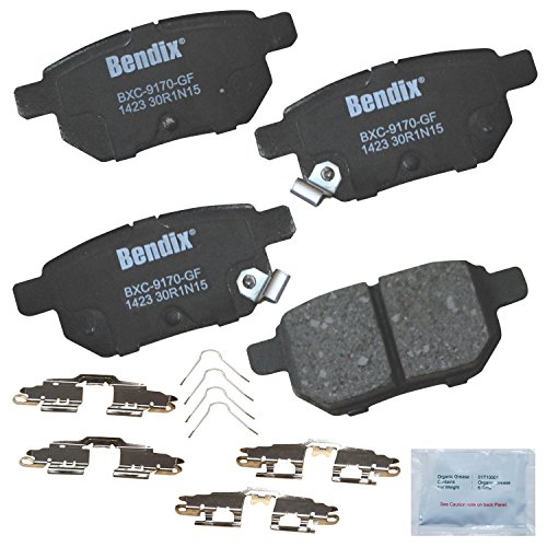 【中古】【未使用・未開封品】Bendix プレミアム 銅不使用 CFC1423 セラミックブレーキパッド (後部に取付金具付き)