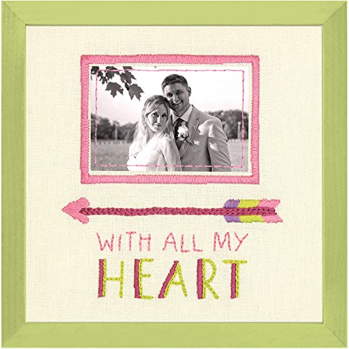 【中古】【未使用・未開封品】寸法 71-01552 All My Heart Wedding Record 刺繍キット 8インチ x 8インチ