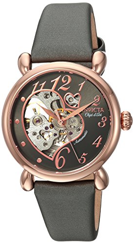 【中古】【未使用・未開封品】Invicta Women 's ' objet Dアート' Automaticステンレススチールand Satin Casual Watch , Color :グレー(モデル: 22649?)|AJIMURA-SHOP