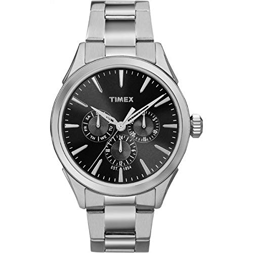 【中古】【未使用・未開封品】Timex tw2p97000メインストリートメンズ腕時計シルバー39?mmステンレススチール