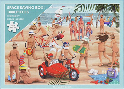 【中古】【未使用・未開封品】Otter House 1000ピースパズル???ヌーディストビーチby Peter Adderley
