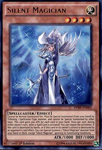【中古】【未使用・未開封品】遊☆戯☆王 - 沈黙の魔術師/サイレント・マジシャン (DPRP-EN002) - デュエリストパック： ライバルズ・オブ・ザ・ファラオ ファーストエディシ