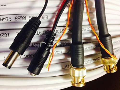 【中古】【未使用・未開封品】325?'ホワイトhd-sdi圧縮BNCビデオrg59-rs485-power PTZデータSiamese hd-sdiケーブル18?/ 2