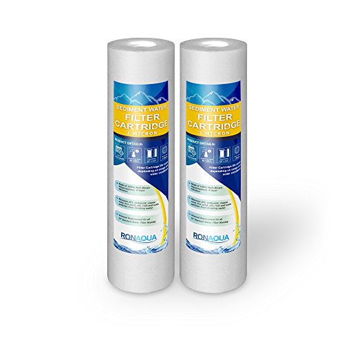 【中古】【未使用・未開封品】(2, 1 Micron) - Sediment Water Filter Cartridge by Ronaqua 25cm x 6.4cm , Four Layers of Filtration, Removes Sand, Dirt, Silt, Rust, ma 10,360円