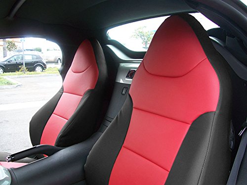 【中古】【未使用・未開封品】Saturn Sky 2007???2010ブラック/レッド人工レザーカスタムMadeオリジナルフィットフロントシートカバー|AJIMURA-SHOP