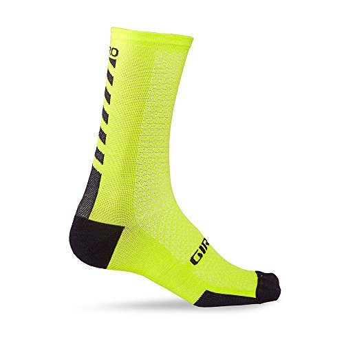 【中古】【未使用・未開封品】Giro HRc+ メリノウール 大人用 ユニ サイクリングソックス - ブライトライム/ブラック (2023) S