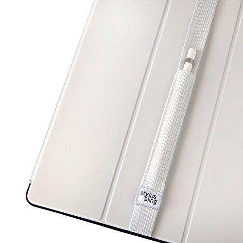 【中古】【未使用・未開封品】Stylus Sling Apple Pencil ホルダー12.9インチiPad Pro、USBアダプターポケット、ホワイト