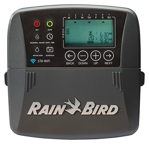 【中古】【未当て嵌める・未開封品】Rain Bird ST8I-WIFI Smart Indoor 無線LAN Sprinkler/Irrigation System Timer/Controller, WaterSense Certified, 8-Zone/Station, Compatible wi