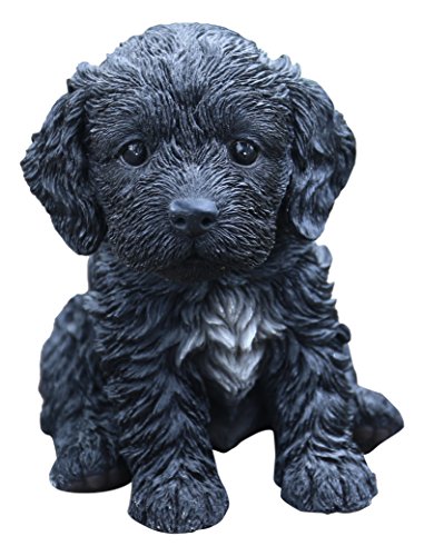 【中古】【未使用・未開封品】Hi-Line Gift Ltd Sitting Cockapoo Puppy Statue|AJIMURA-SHOP