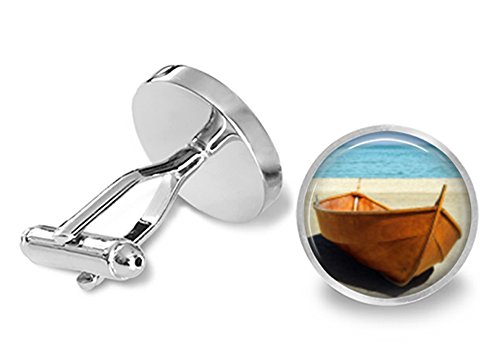 【中古】【未当て嵌める・未開封品】Beached Canoe Cufflinks