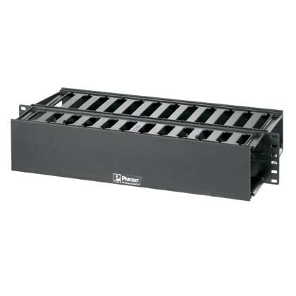 【中古】【未使用・未開封品】Panduit WMP1E Horizontal Cable Manager, Black, 2 RU, Black by Panduit [並行輸入品]｜AJIMURA-SHOP