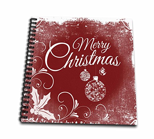 【中古】【未使用・未開封品】3Dローズレッドビンテージアートメリークリスマスお絵かきブック。