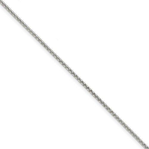 【中古】【未使用・未開封品】スターリングシルバー 1.75mm ラウンドフランコチェーン