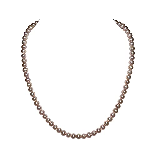 【中古】【未使用・未開封品】Orien Jewelry 5-8mm ラベンダー 淡水養殖真珠ネックレス 女性用 16-48インチ AA品質, 養殖真珠/淡水養殖。, 真珠