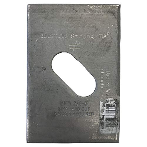 【中古】【未使用・未開封品】シンプソンStrong Tie BPS 3?/ 4???6シンプソンstrong-tie Slotted軸受プレートfor 6?x壁