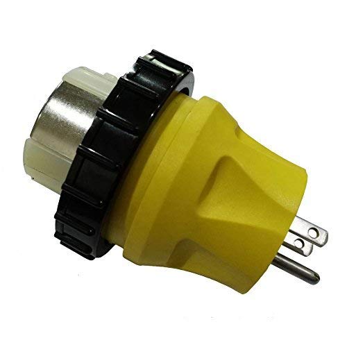 【中古】【未当て嵌める・未開封品】Parkworld 691715 綿津見用ワット数アダプター レギュラー手合い 15A 5-15P 牡繋ぎ - 舟・船用 50A SS2-50R 刃針繋ぎ (2ブリッジ回路手合い) 鍵を掛けるリン