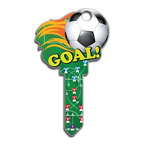 【中古】【未使用・未開封品】Lucky Line キーシェイプ、サッカー、ハウスキーブランク