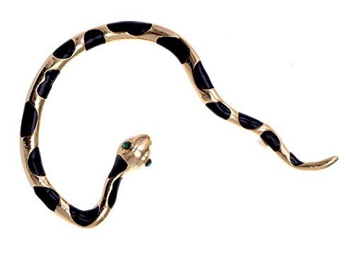 【中古】【未使用・未開封品】アリランキュートエナメルペイントスポットラインストーン目Slithering Snakeイヤリング耳カフ