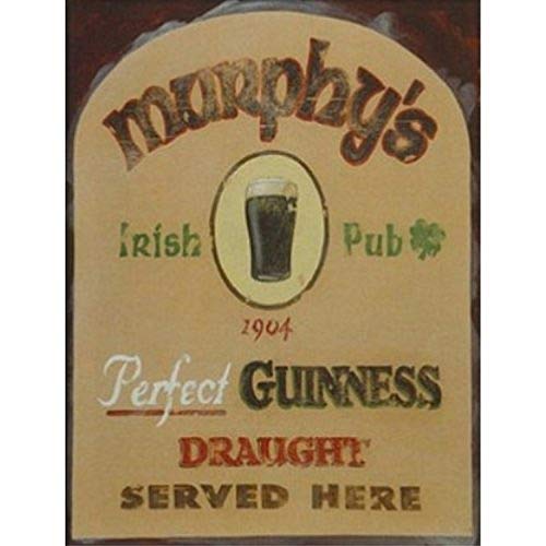 【中古】【未使用・未開封品】Buyartforless Murphy's Irish Pub David Marrocco作 18x24 アートプリントポスター バー ビールポスター パーフェクトギネスドラウト