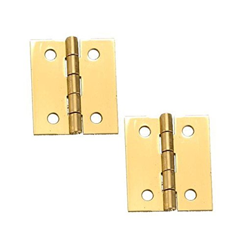 【中古】【未使用・未開封品】Stanley Solid BrassミニチュアBroadヒンジ、長1???1?/ 2?" x 1???1?/ 4?" Open (ペア)|AJIMURA-SHOP
