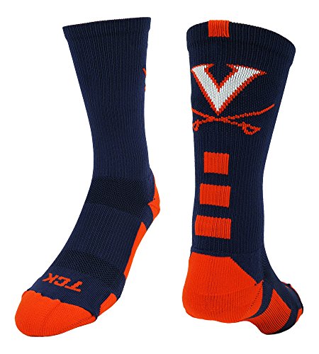 【中古】【未当て嵌める・未開封品】TCK Virginia Cavaliers 靴下 軍事基地生産ライン 労働者の一団 M 青色